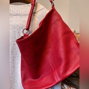 Express Feign Studio vintage leather hobo purse